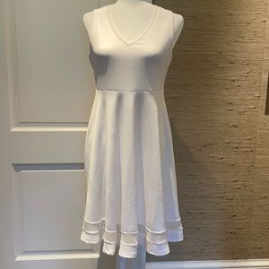PinkBlush white maternity dress
